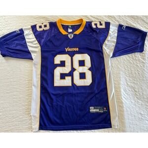 Reebok Minnesota Vikings #28 Football Jersey NFL Equipment Size 50